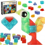 Blocs de construction magnétiques lumineux 3D – 32 pièces