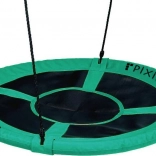 Cercle de balançoire nid de cigogne Vert 110cm