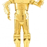 Maquette métallique 3D Star Wars : C-3PO (doré)