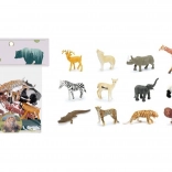 Ensemble de figurines faune sauvage 12 pcs