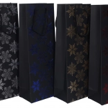 Sac cadeau pour bouteille Noël