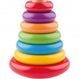 Pyramide à empiler colorée