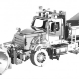 Metal Earth modèle 3D Freightliner 114SD chasse-neige