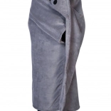 Couverture à capuche chaude Cozy Noxxiez chat avec poches patte