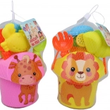 Ensemble de sable avec petit animal 7 pcs