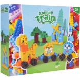 Grandes briques de construction – petit train d’animaux