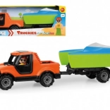 Lena Truckies pickup avec remorque et bateau