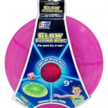 Disque volant avec effets lumineux 23 cm