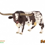 Modèle de taureau Longhorn du Texas 15 cm