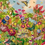 Puzzle Jardin de papillons enchanteur 2000 pièces SCHMIDT