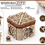 Casse-tête mécanique en bois Boîte Mystérieuse