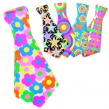 Cravate très colorée à cordon pour fête