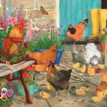 Puzzle Amusement de poules 1000 pièces