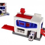 Garage de stationnement avec ambulance pour enfants