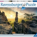 Puzzle Grès de l’Elbe à l’aube 1000 pièces RAVENSBURGER