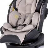 Siège auto enfant Chipolino Hypnotic i-Size 40–150 cm avec Isofix et base pivotante 360° – Tiramisu