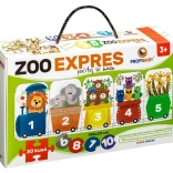 Puzzle ZOO Expres - Comptez Avec Moi 30 Pièces
