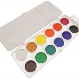 Aquarelles KOH‑I‑NOOR 12 couleurs Ø 30 mm