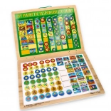 Tableau magnétique des responsabilités pour enfants