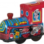 GOKI locomotive en métal à remontoir