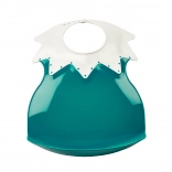 Bavoir en plastique avec col Deep Peacock