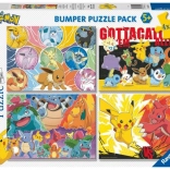 Puzzle Pokémon 4x100 pièces