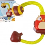 Jouet de bain chouette avec pommeau en forme d’abeille