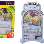 Jeu de flipper avec support bleu dragons et dinosaures