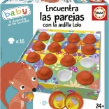 EDUCA Baby Trouve les paires avec l’écureuil Lolo