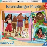 Puzzle Vaiana 2, 3x49 pièces