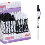 Stylo à bille motif chat