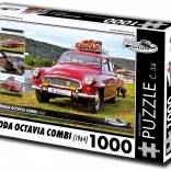 puzzle retro-auta škoda octavia combi (1964) – 1000 pièces