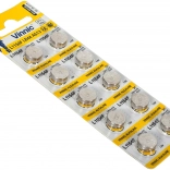 Piles alcalines LR44 VINNIC 10 pcs