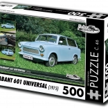 Puzzle Retro Voitures Trabant 601 Universal 500 pièces