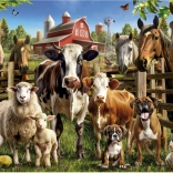 Puzzle Les amis de la ferme 500 pièces EDUCA