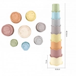 Gobelets empilables pour enfants, set de 8 pièces