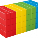 Geomag Magicube Full Color – jeu de construction magnétique 128 cubes