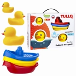 Set de canards et de bateaux de bain