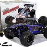 Buggy tout-terrain RC 1:18 bleu ENOZE 45 km/h