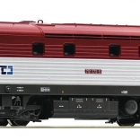 Locomotive diesel Roco 751 « Bardotka » ČD Cargo, numérique avec son (H0)