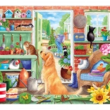 Puzzle Parterres de jardin 1000 pièces de Gibsons