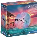 Puzzle 500 pièces CLEMENTONI Peace – Living the Present