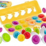 Puzzle éducatif œufs pour enfants - reconnaissance des formes