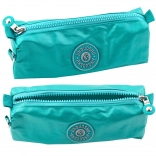 Trousse scolaire avec poche verte