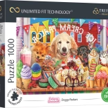 Trefl UFT puzzle Cuteness Overload : des chiens devant la pâtisserie, 1000 pièces