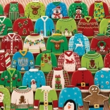 Puzzle COBBLE HILL Pulls de Noël moches 1000 pièces