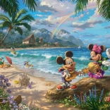 Puzzle Minnie et Mickey à Hawaï 1000 pièces