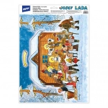 Film de fenêtre Noël Josef Lada
