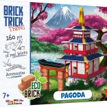 Jeu de construction en briques pagode M 160 pièces TREFL BRICK TRICK