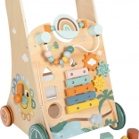 Chariot de marche en bois Safari pour enfants
